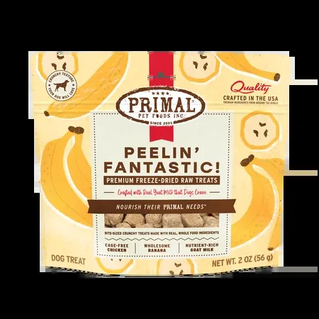 Primal Freeze-Dried Raw Dog Treats - Peelin’ Fantastic
