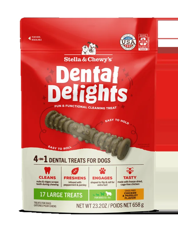 Stella & Chewy's Dental Delights Large Dog Dental Treats