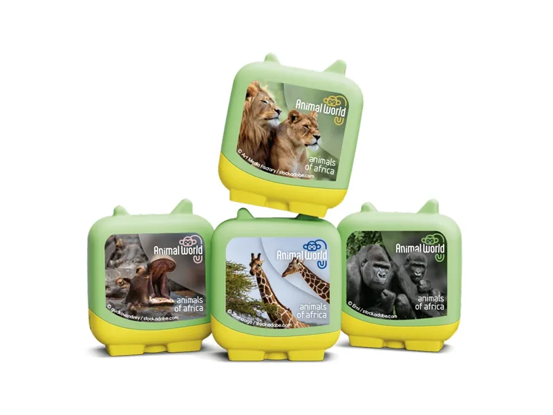 Tonies Animal World Animals of Africa Pocket Tonies - 4 Pack