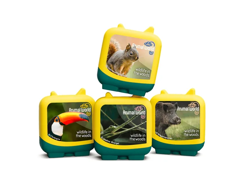 Tonies Animal World Wildlife in the Woods Pocket Tonies - 4 Pack