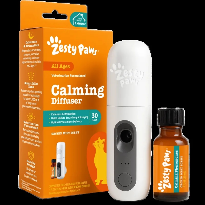 Zesty Paws Calming Diffuser Starter Kit for Cats